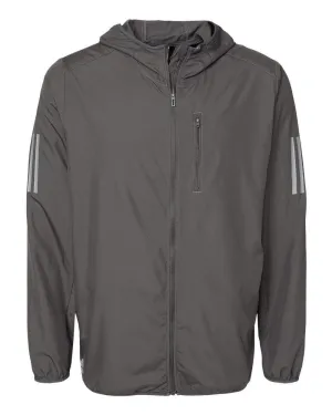 adidas - Men's Hooded Full-Zip Windbreaker
