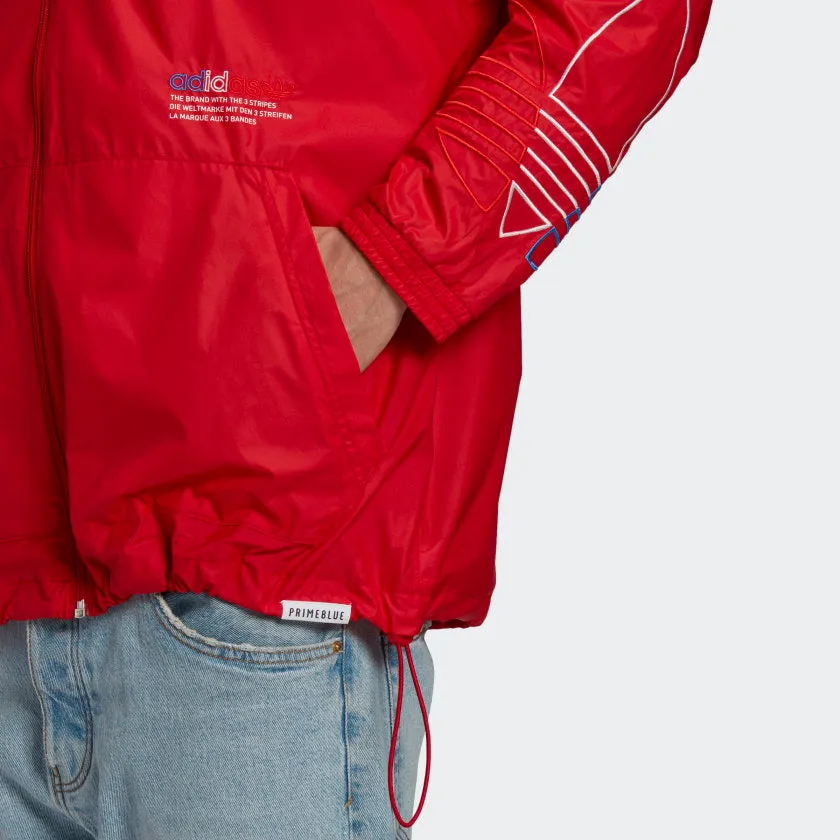 adidas Originals ADICOLOR FTO Windbreaker | Red | Men's