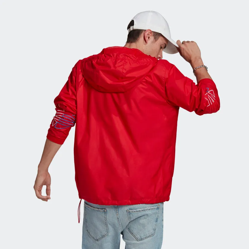adidas Originals ADICOLOR FTO Windbreaker | Red | Men's