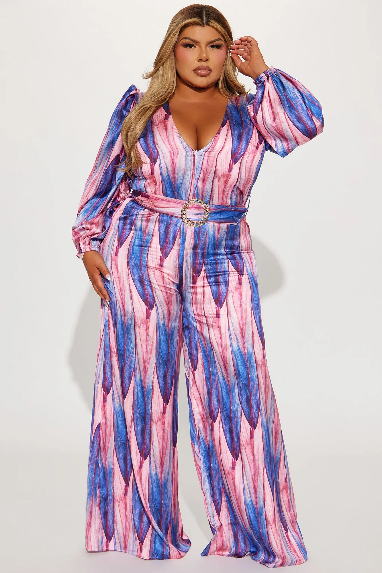 Art Of Love Jumpsuit  - Blue/combo