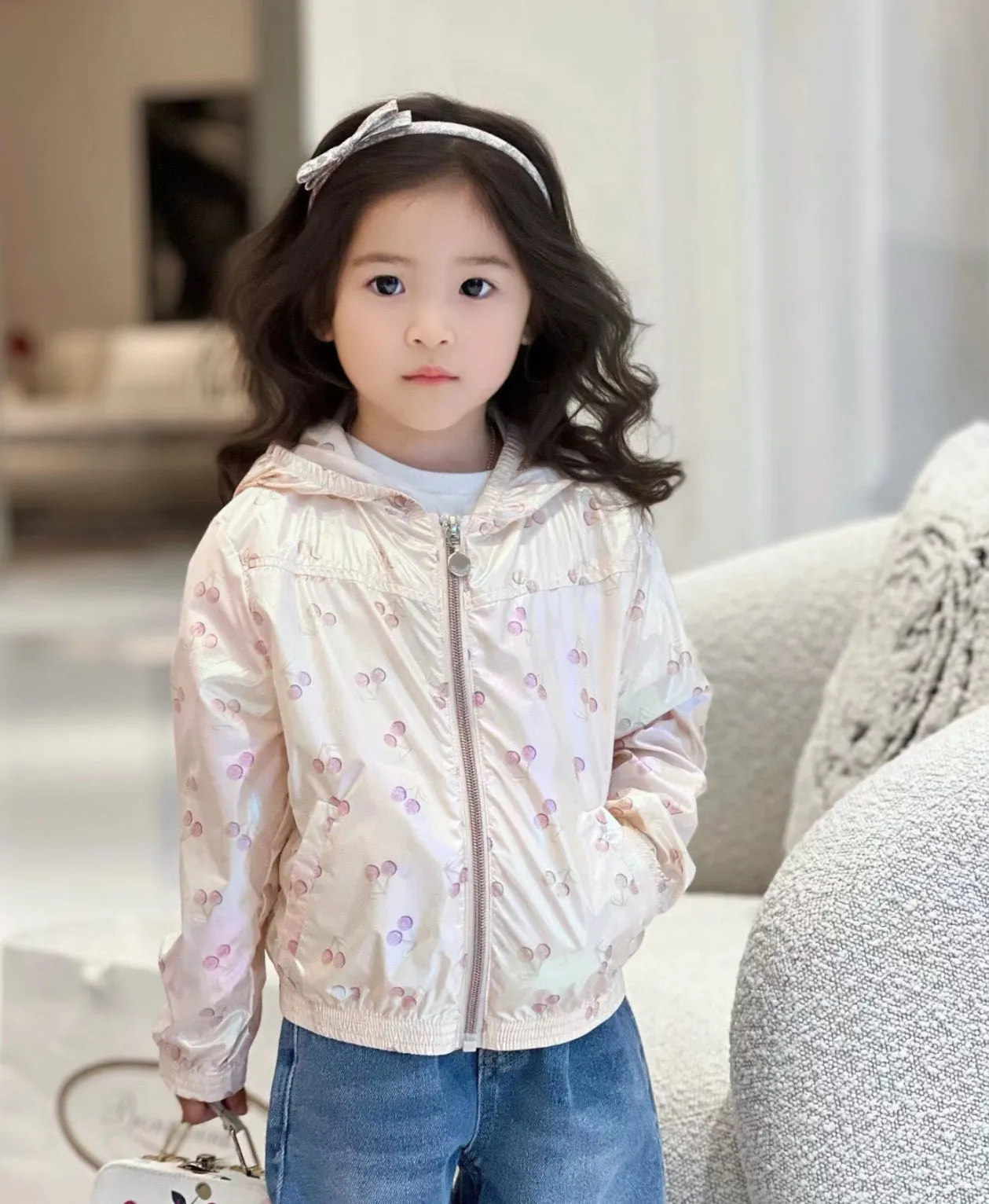 Bonpoint Gytha Windbreaker light pink