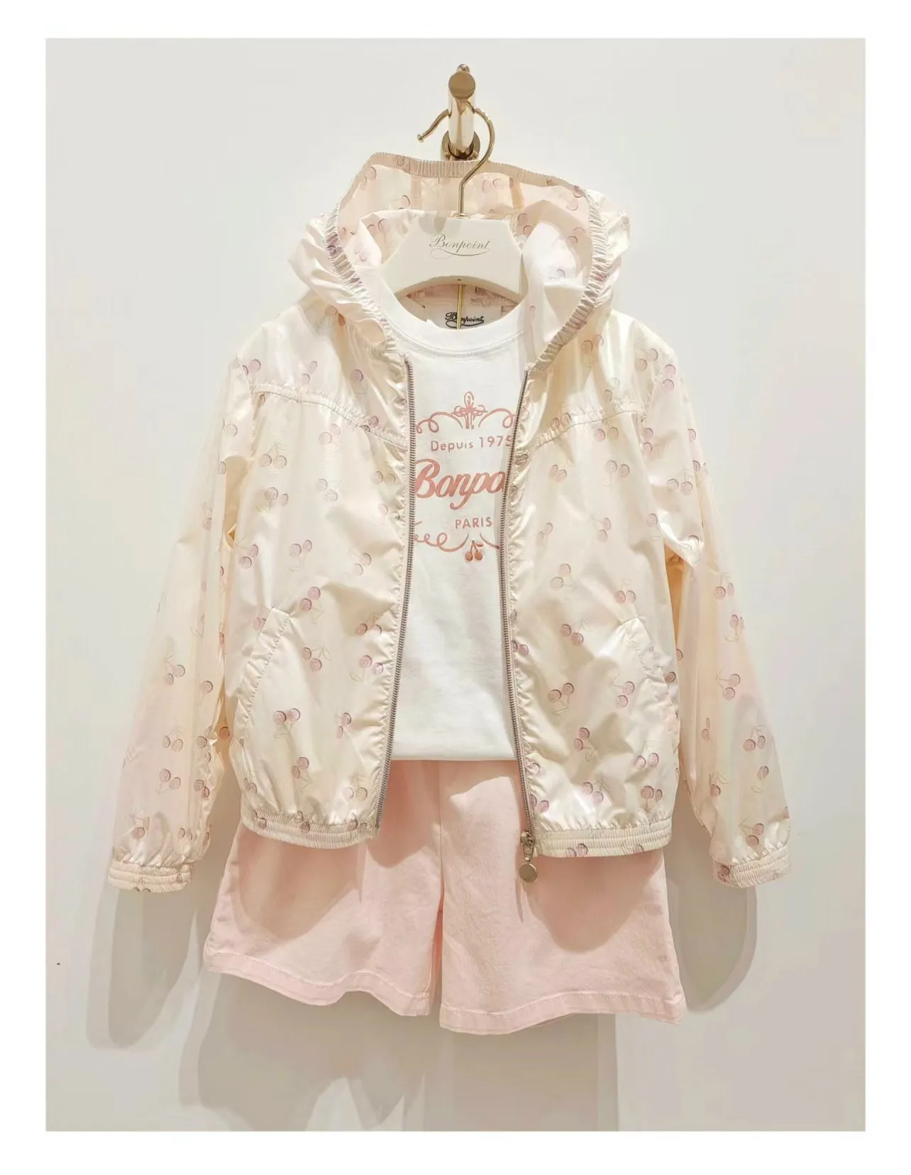 Bonpoint Gytha Windbreaker light pink