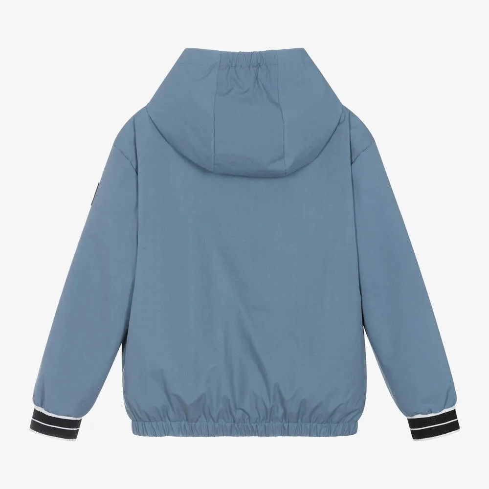 Boss Boys Blue Windbreaker Jacket