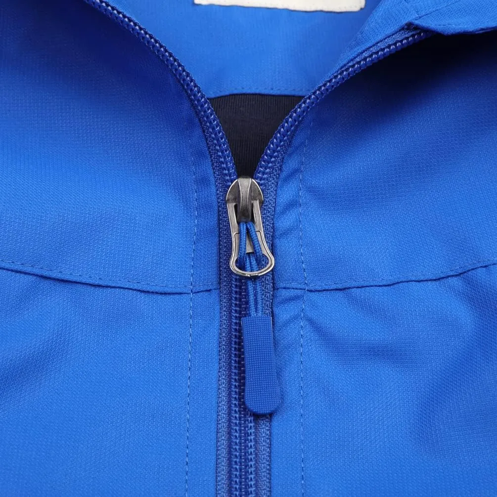Boys Girls Rain Jacket Hooded Windbreaker Lightweight Waterproof Raincoat for Kids