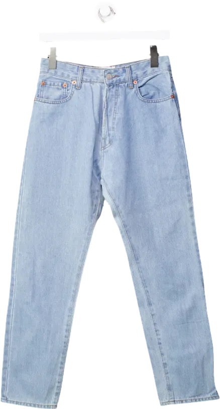 Casasola Blue High Waist Mom Jeans UK 8