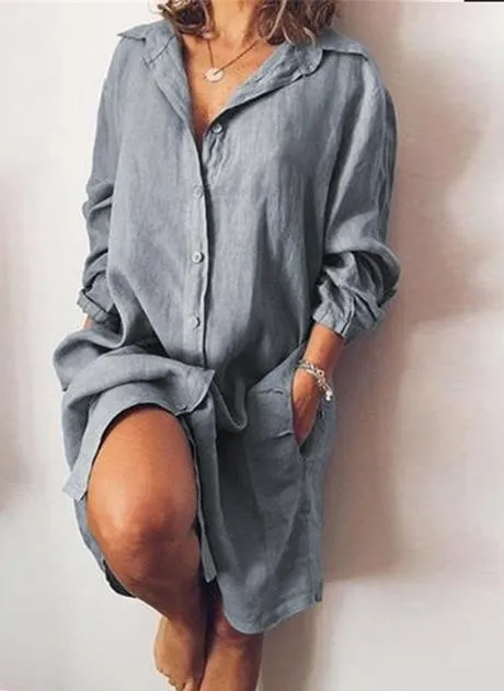 Casual Shirt Tunic dress