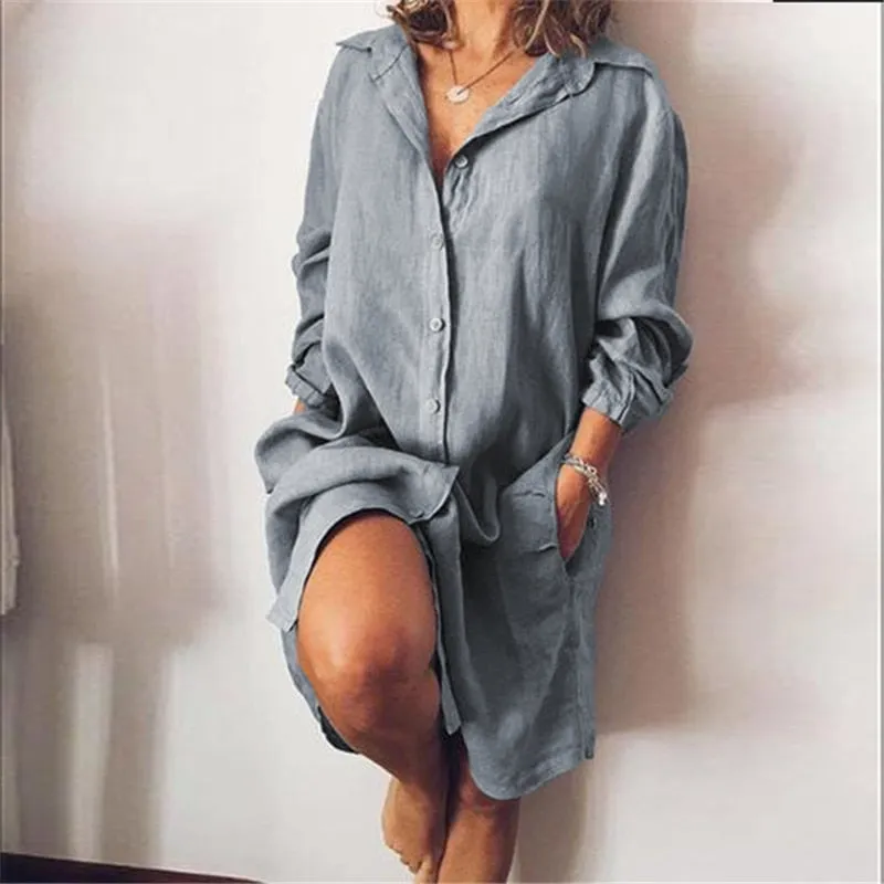Casual Shirt Tunic dress