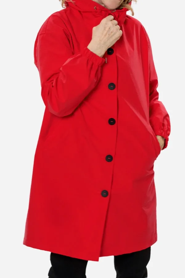 CELESTE™ - Water Resistant Oversized Hooded Windbreaker Rain Jacket