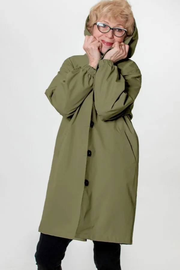 CELESTE™ - Water Resistant Oversized Hooded Windbreaker Rain Jacket