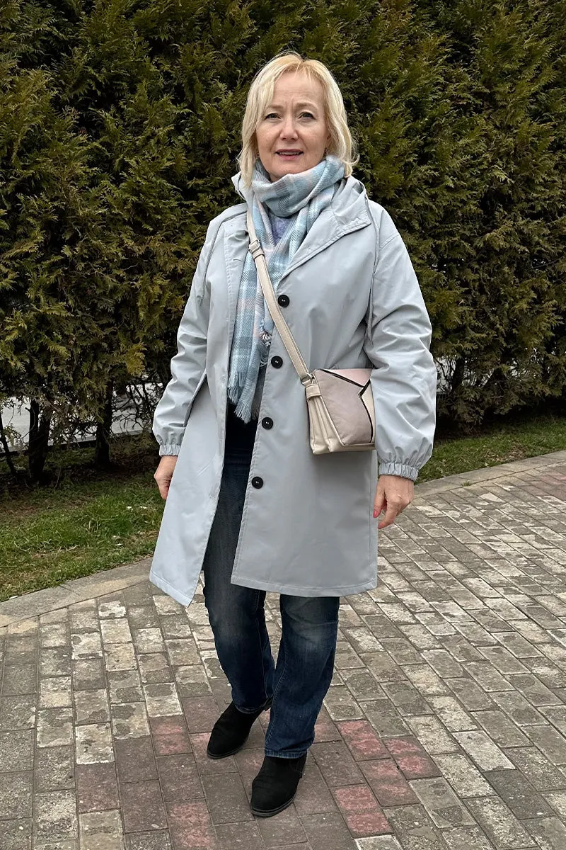 CELESTE™ - Water Resistant Oversized Hooded Windbreaker Rain Jacket