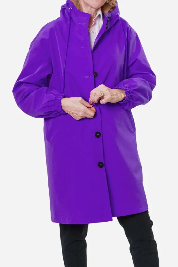 CELESTE™ - Water Resistant Oversized Hooded Windbreaker Rain Jacket