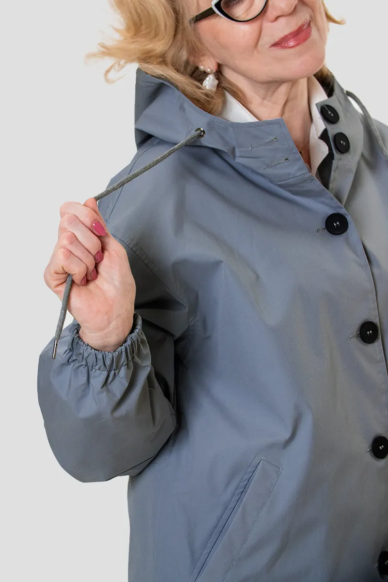 CELESTE™ - Water Resistant Oversized Hooded Windbreaker Rain Jacket