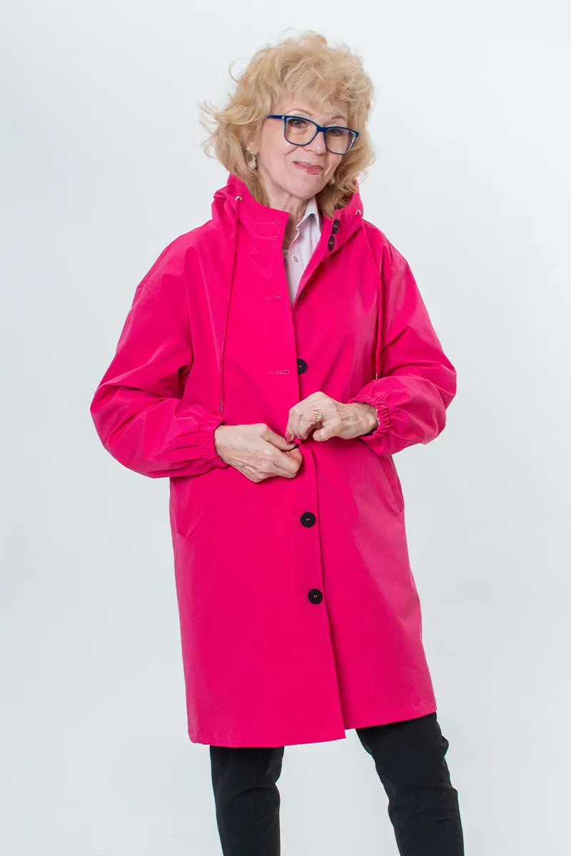 CELESTE™ - Water Resistant Oversized Hooded Windbreaker Rain Jacket