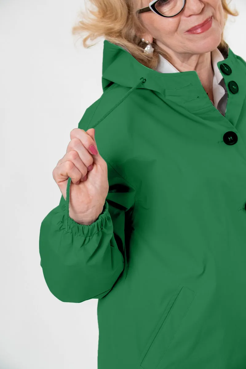 CELESTE™ - Water Resistant Oversized Hooded Windbreaker Rain Jacket