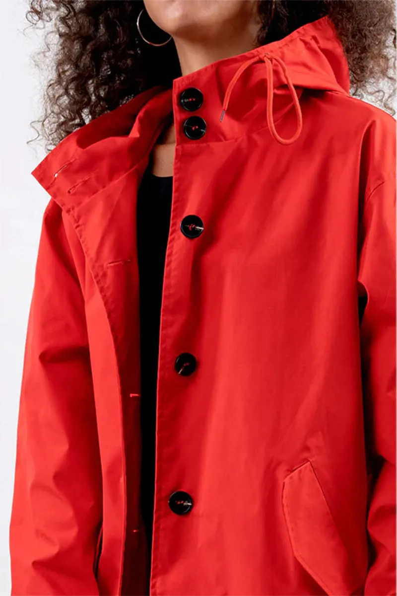 CELESTE™ - Water Resistant Oversized Hooded Windbreaker Rain Jacket