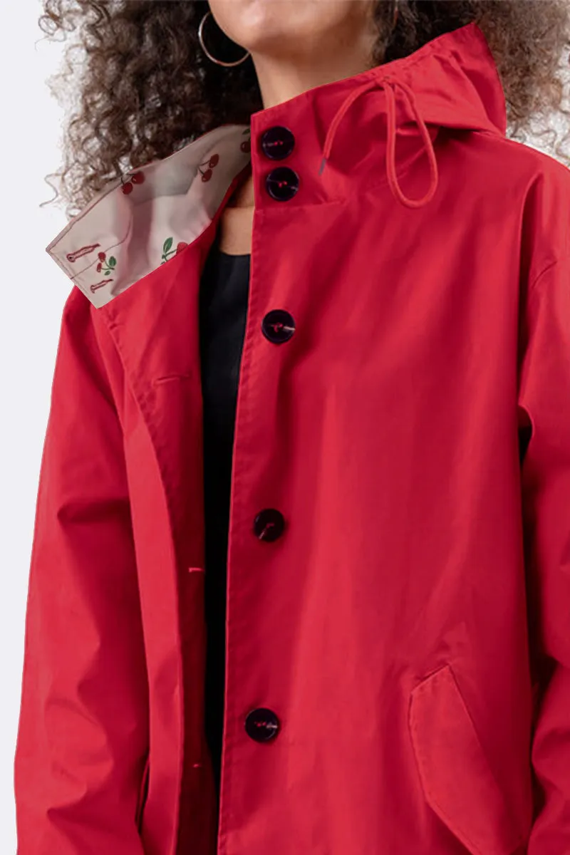 CELESTE™ - Water Resistant Oversized Hooded Windbreaker Rain Jacket