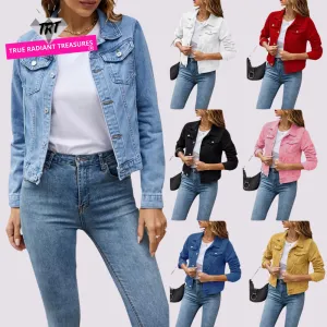 Chic Slim Fit Denim Jacket