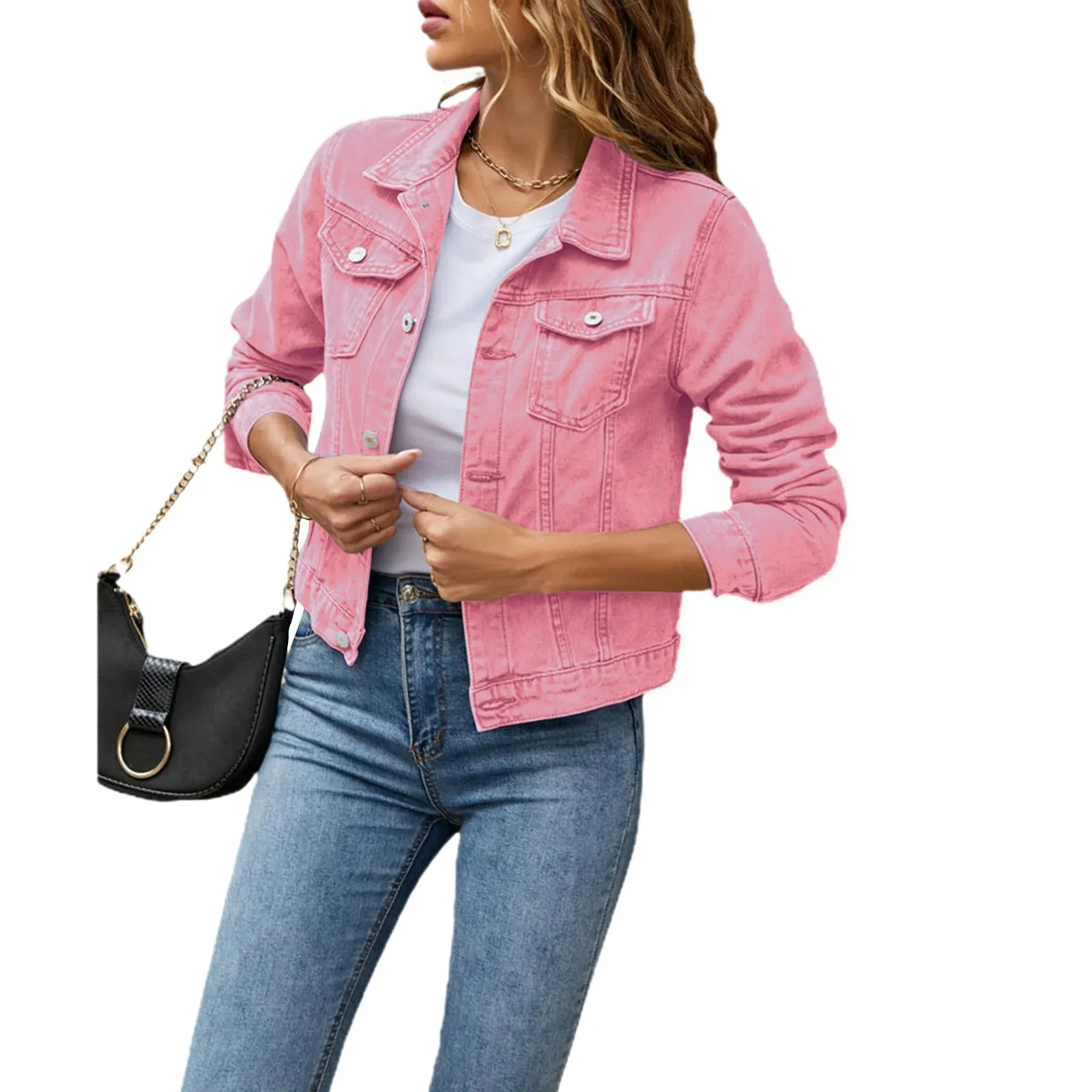 Chic Slim Fit Denim Jacket