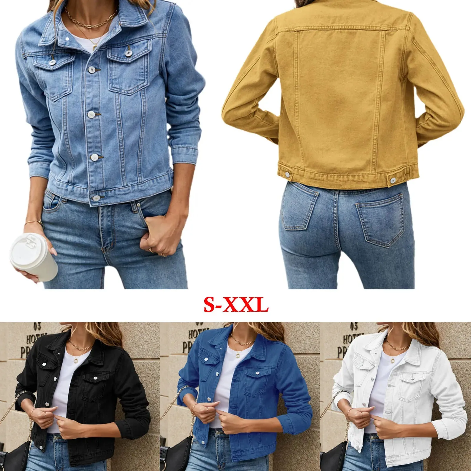 Chic Slim Fit Denim Jacket