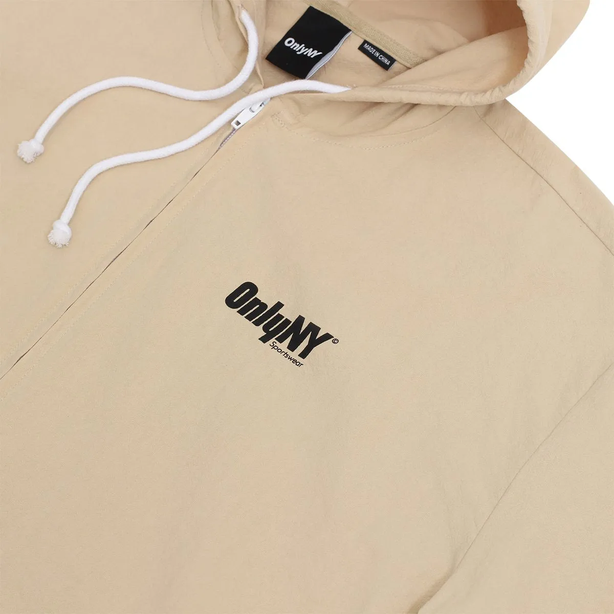 Court Logo Hooded Windbreaker
