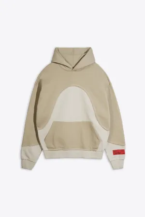 Crescent Blocked Hoodie (Sand)