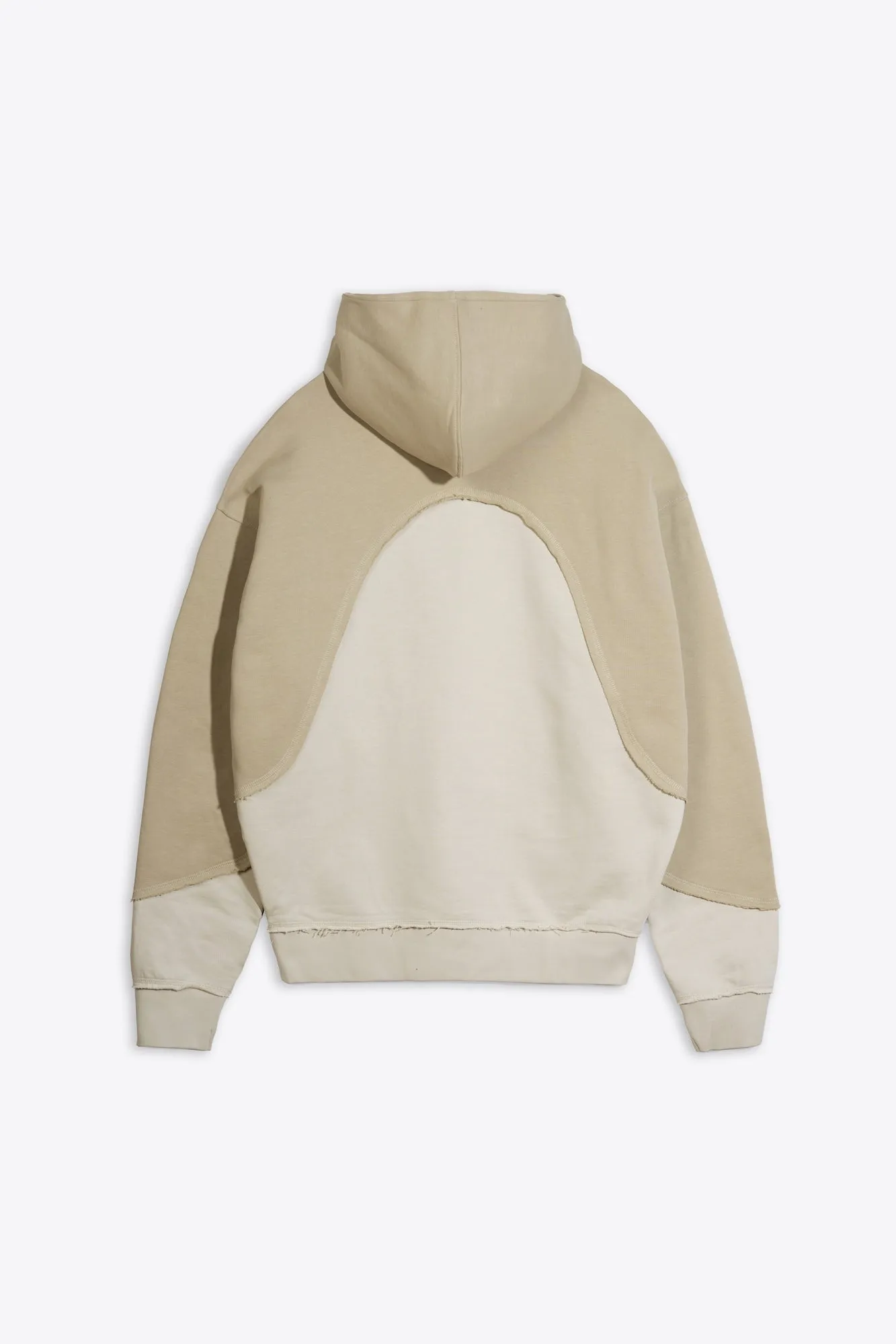 Crescent Blocked Hoodie (Sand)