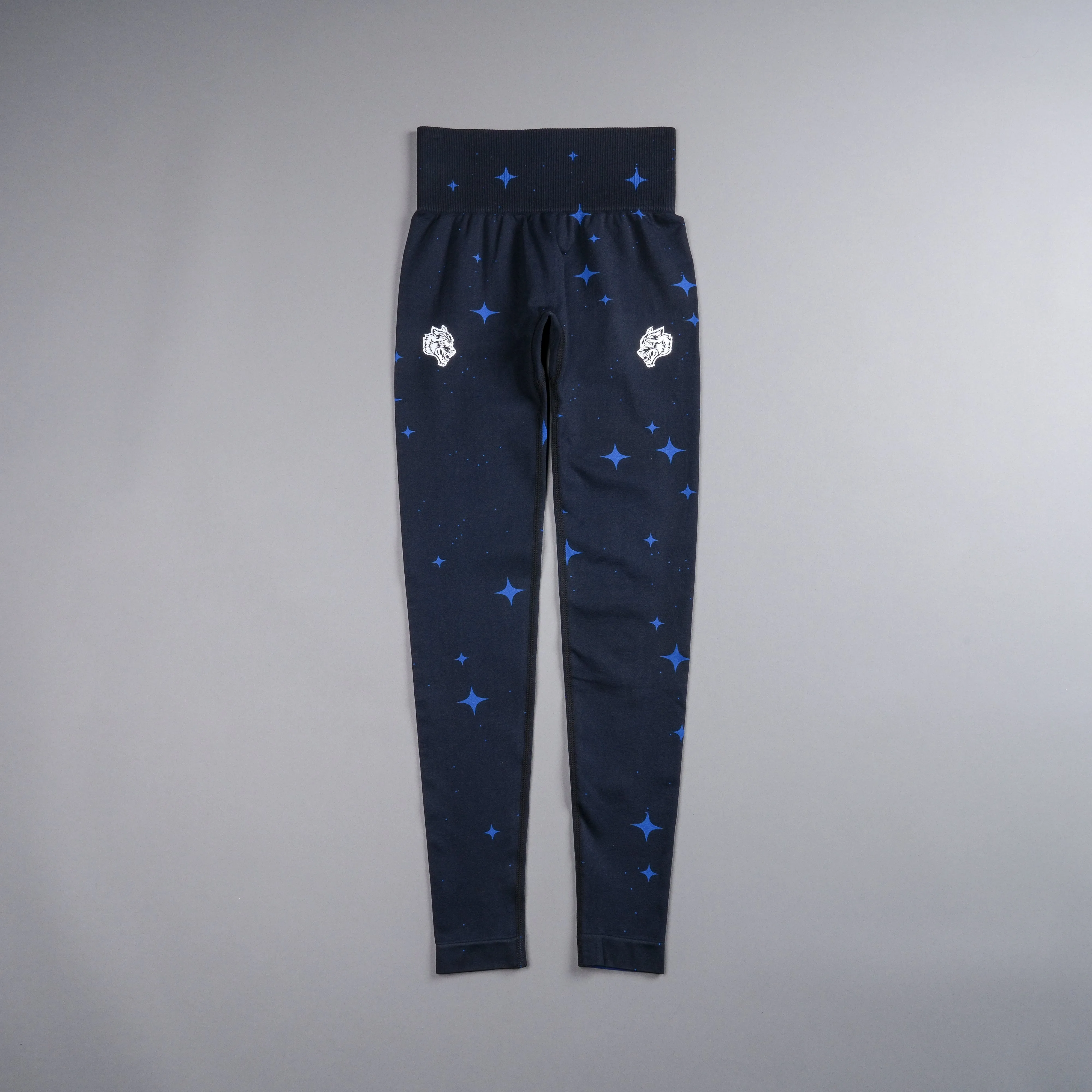 Dual "Everson Seamless" Scrunch Leggings in Darc Cobalt Starry Night