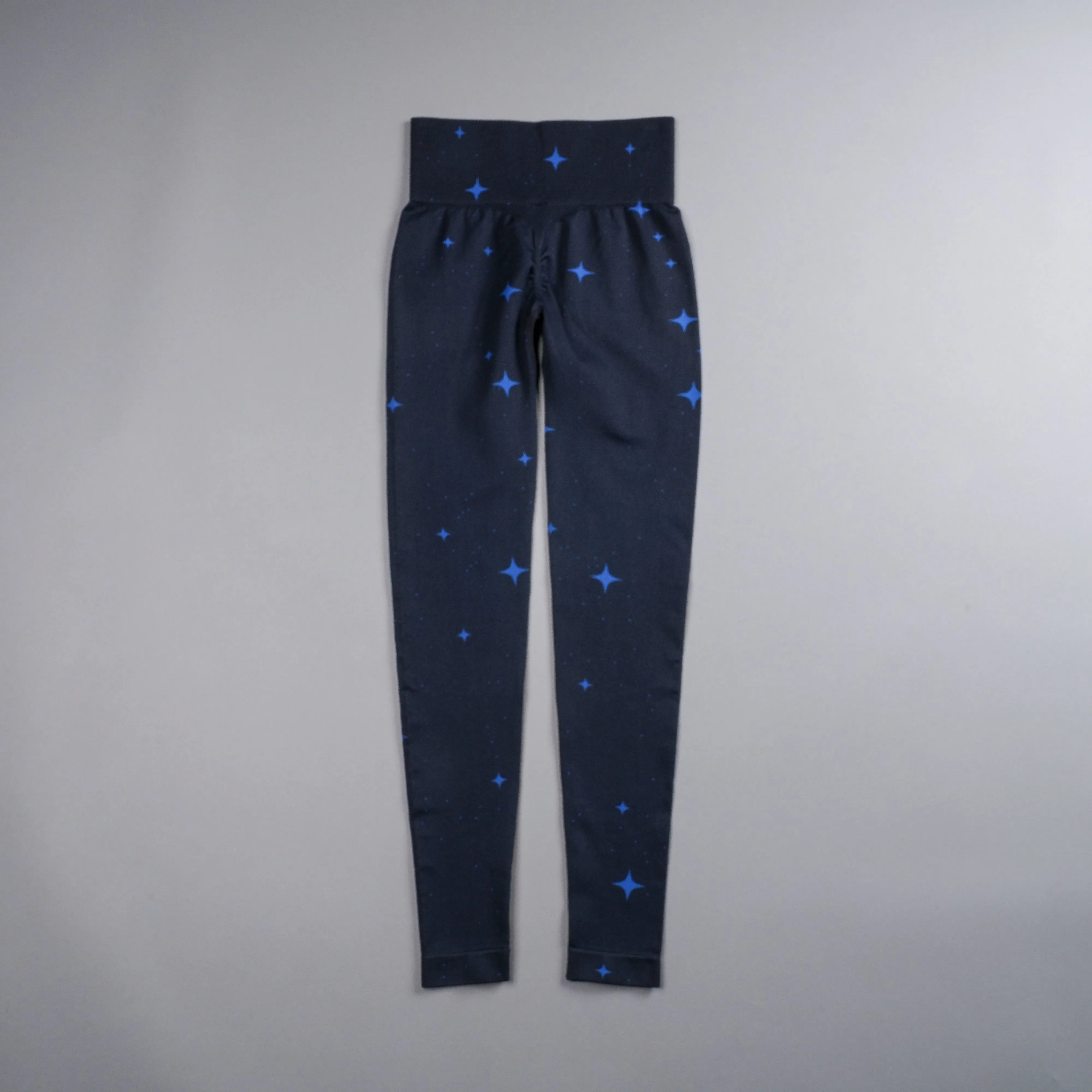 Dual "Everson Seamless" Scrunch Leggings in Darc Cobalt Starry Night