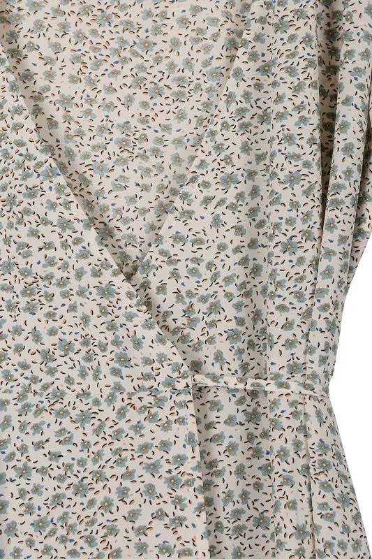 Ella Floral Wrap Maxi Dress