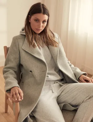 Heather Wrap Coat