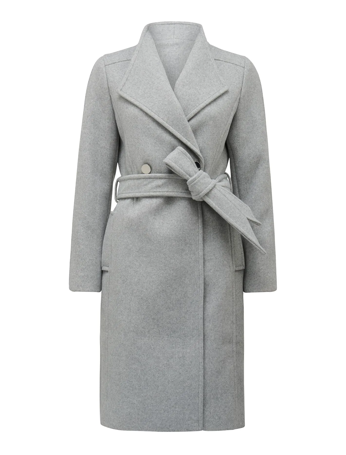 Heather Wrap Coat