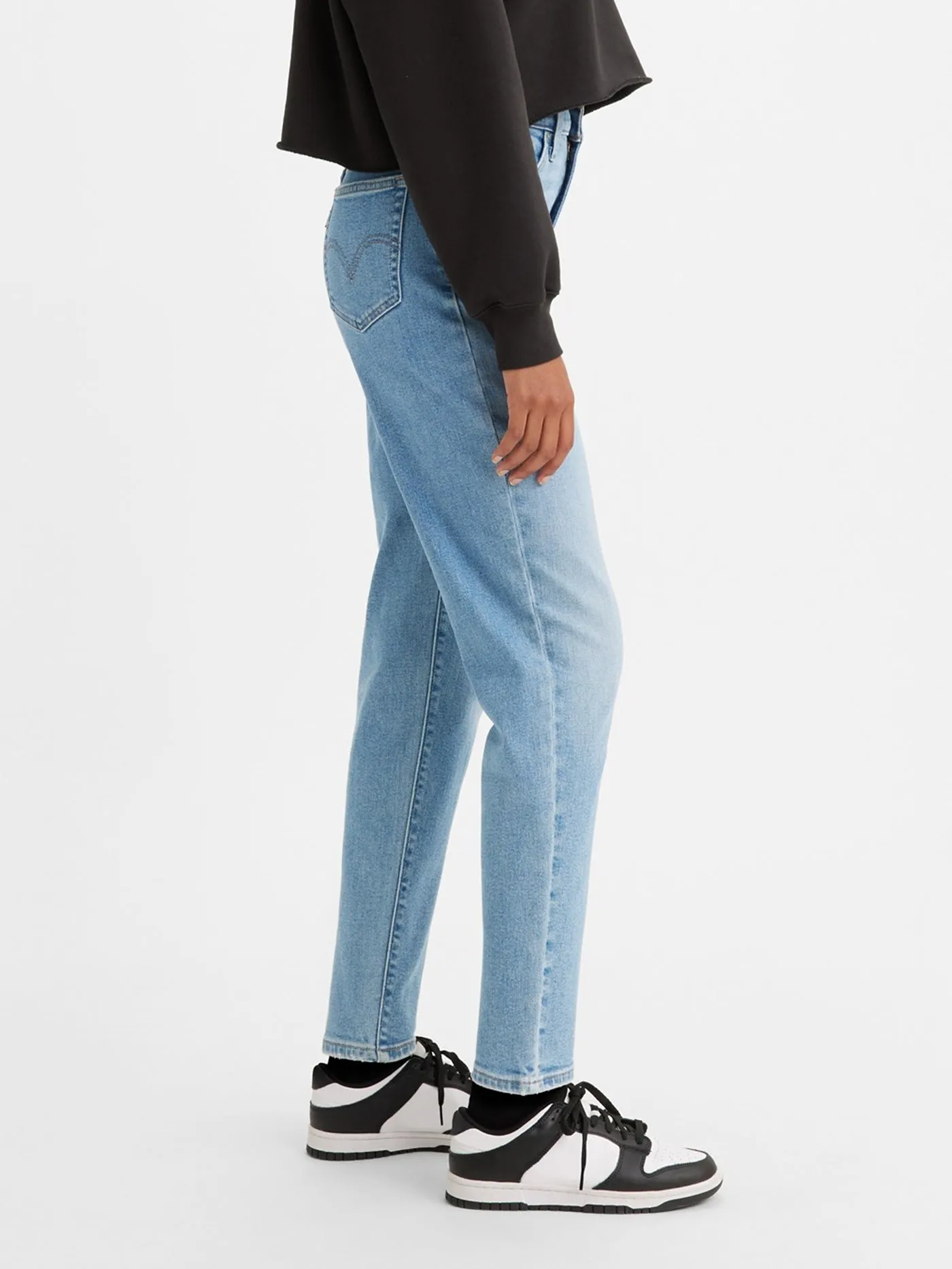 High Waisted Mom Now You Know Jeans