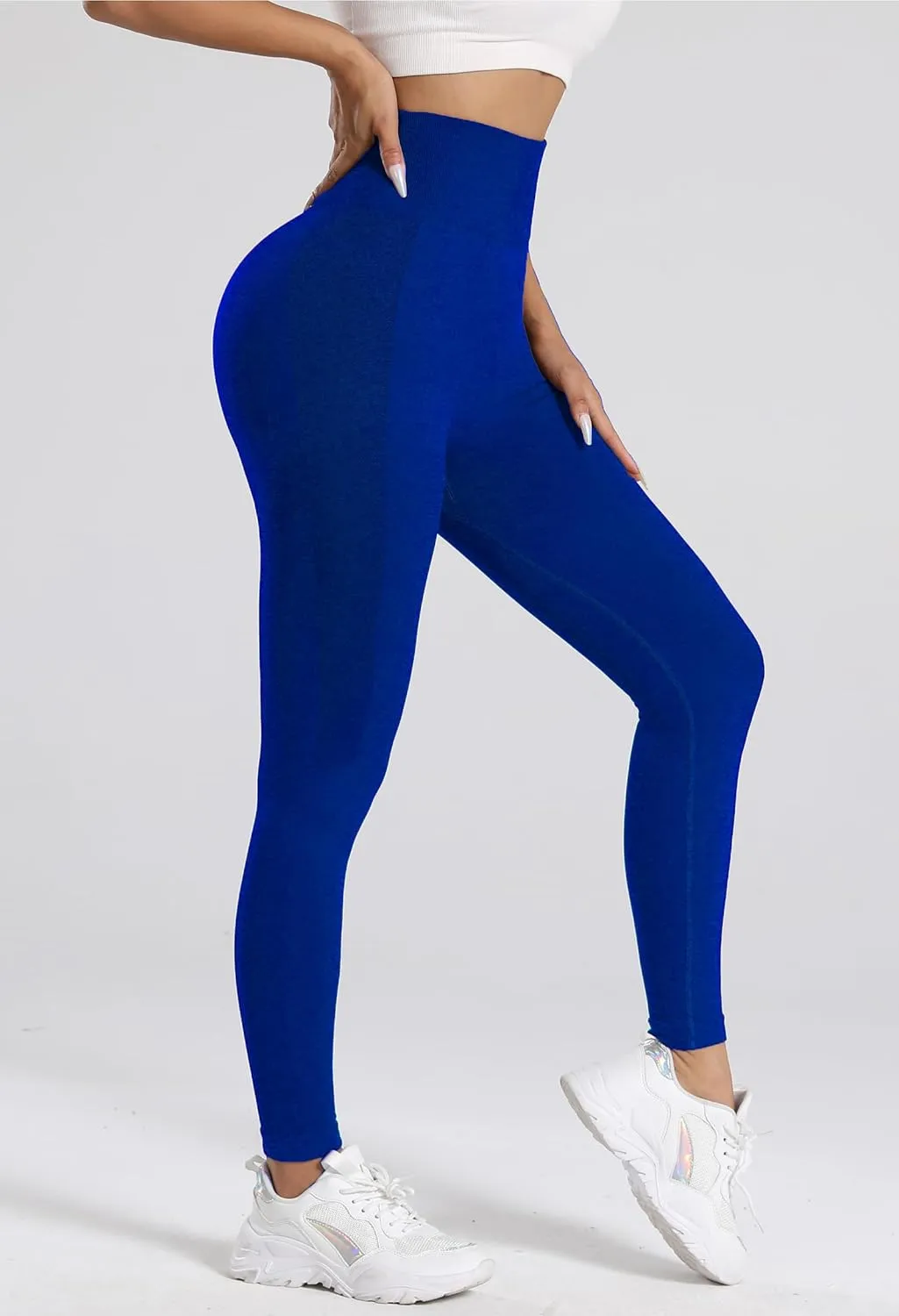 High Waisted Scrunch Butt Lifting Leggings for Women-Seamless Tummy Control Yoga Pants for Workout Gym