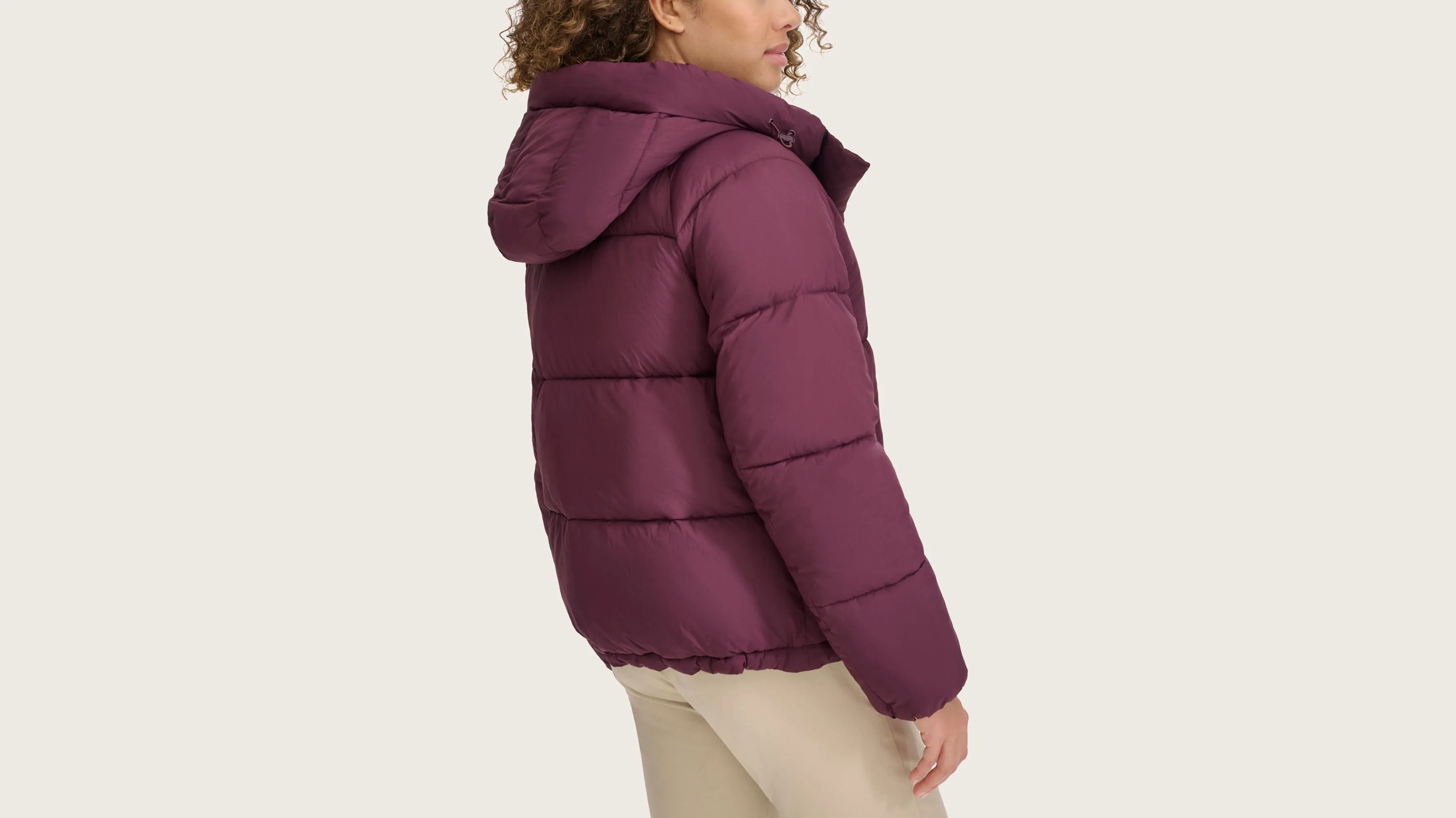 Hooded Matte Bubble Puffer Jacket