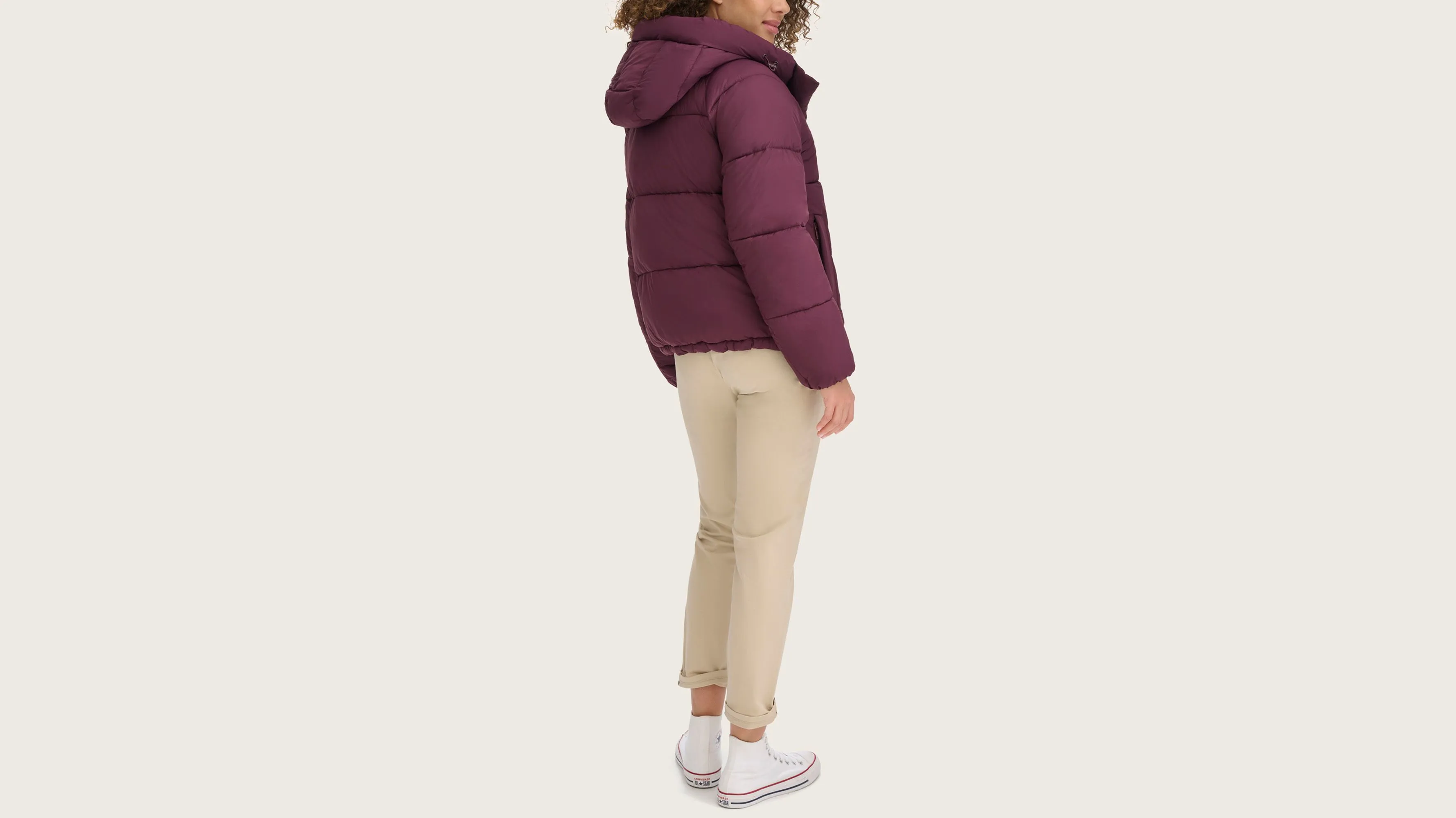 Hooded Matte Bubble Puffer Jacket