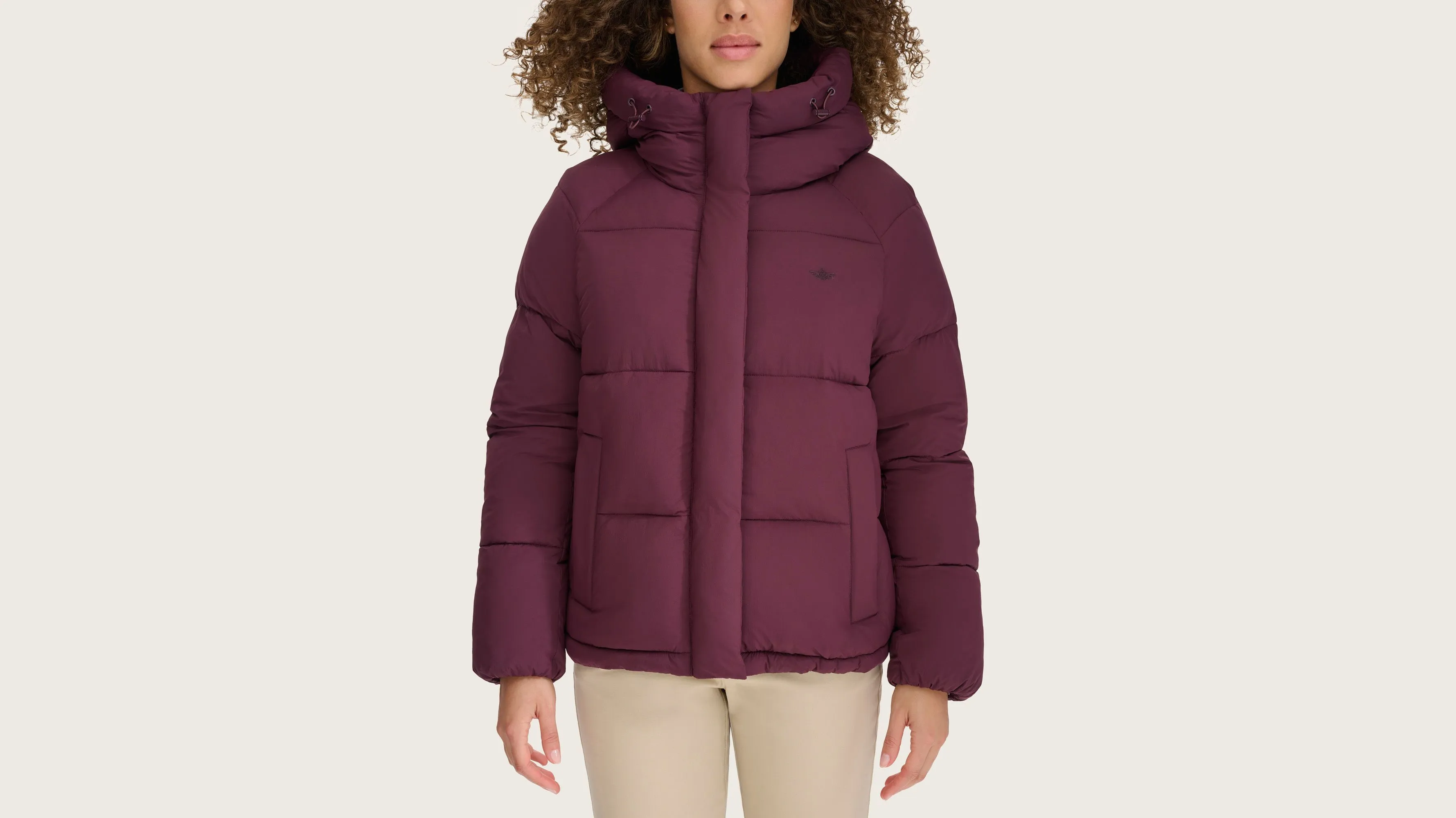 Hooded Matte Bubble Puffer Jacket