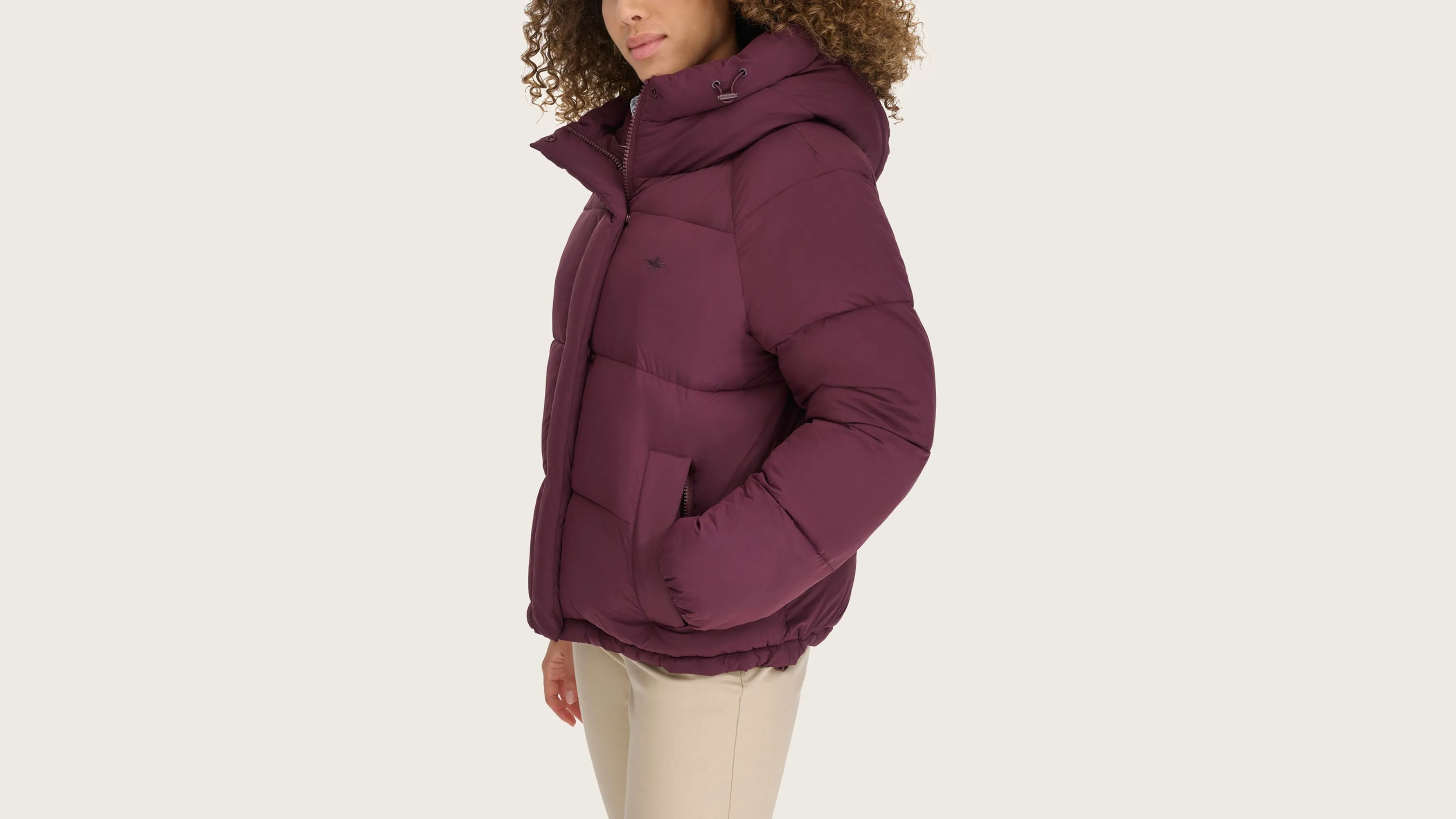 Hooded Matte Bubble Puffer Jacket