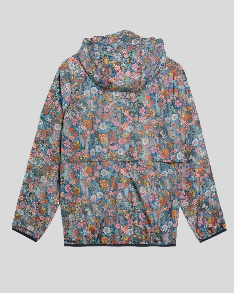 Hooded Windbreaker Jacket Made With Liberty Fabric