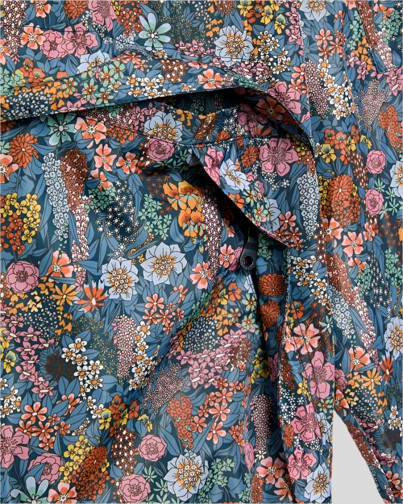 Hooded Windbreaker Jacket Made With Liberty Fabric