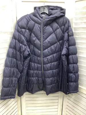 Jacket Puffer & Quilted By Michael Kors In Navy, Size: 1x Jacket Puffer & Quilted By Michael Kors In Navy, Size: 1x