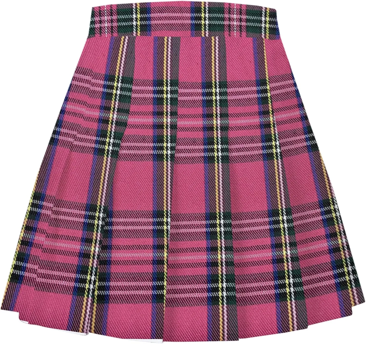 Joe Wenko Girls Women's Pleated Skirt, High Waist School Uniform A-Line Short Skirt