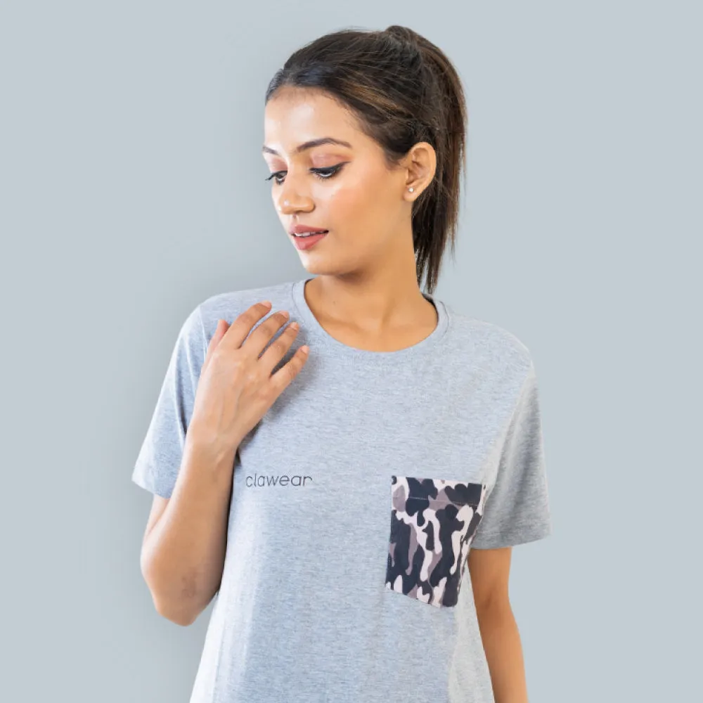Kaziranga Unisex Round Neck T-Shirt with Pocket