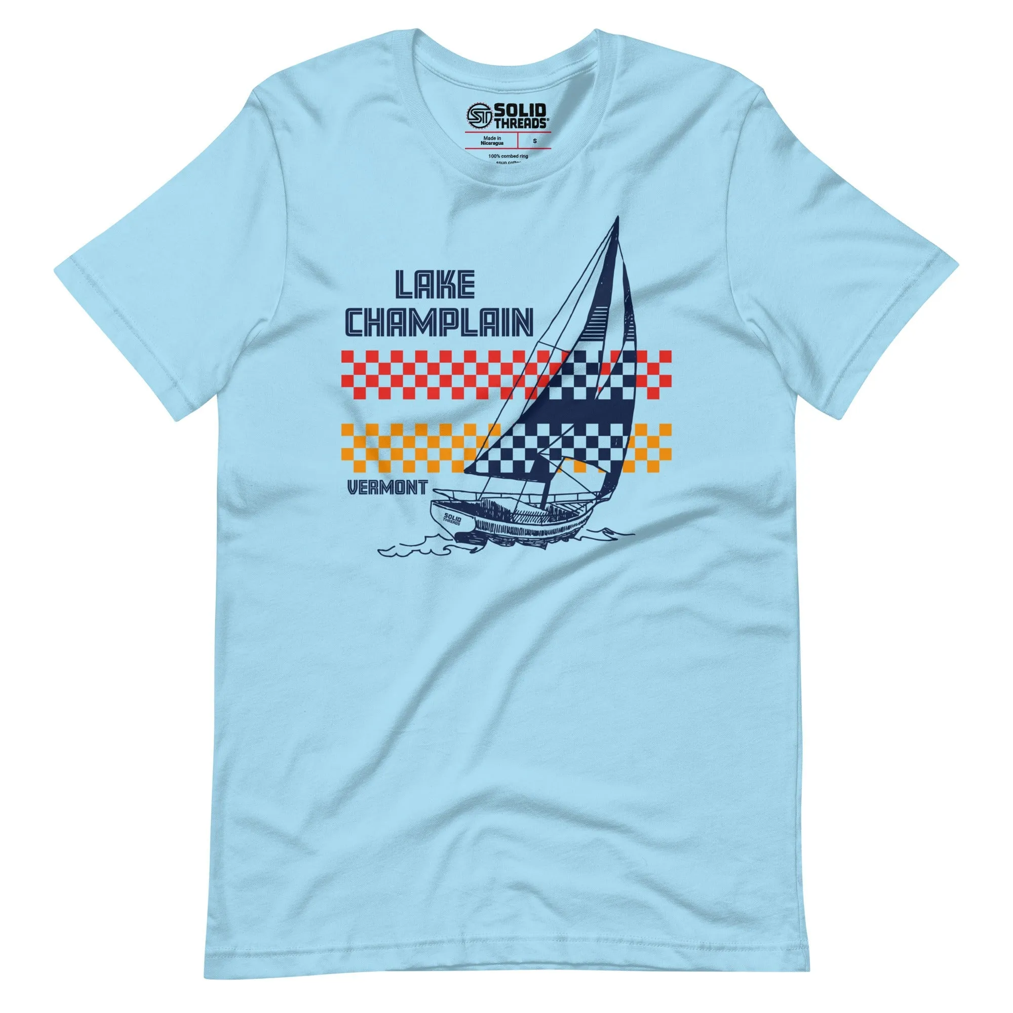 Lake Champlain VT Sailboat Soft Style T-Shirt