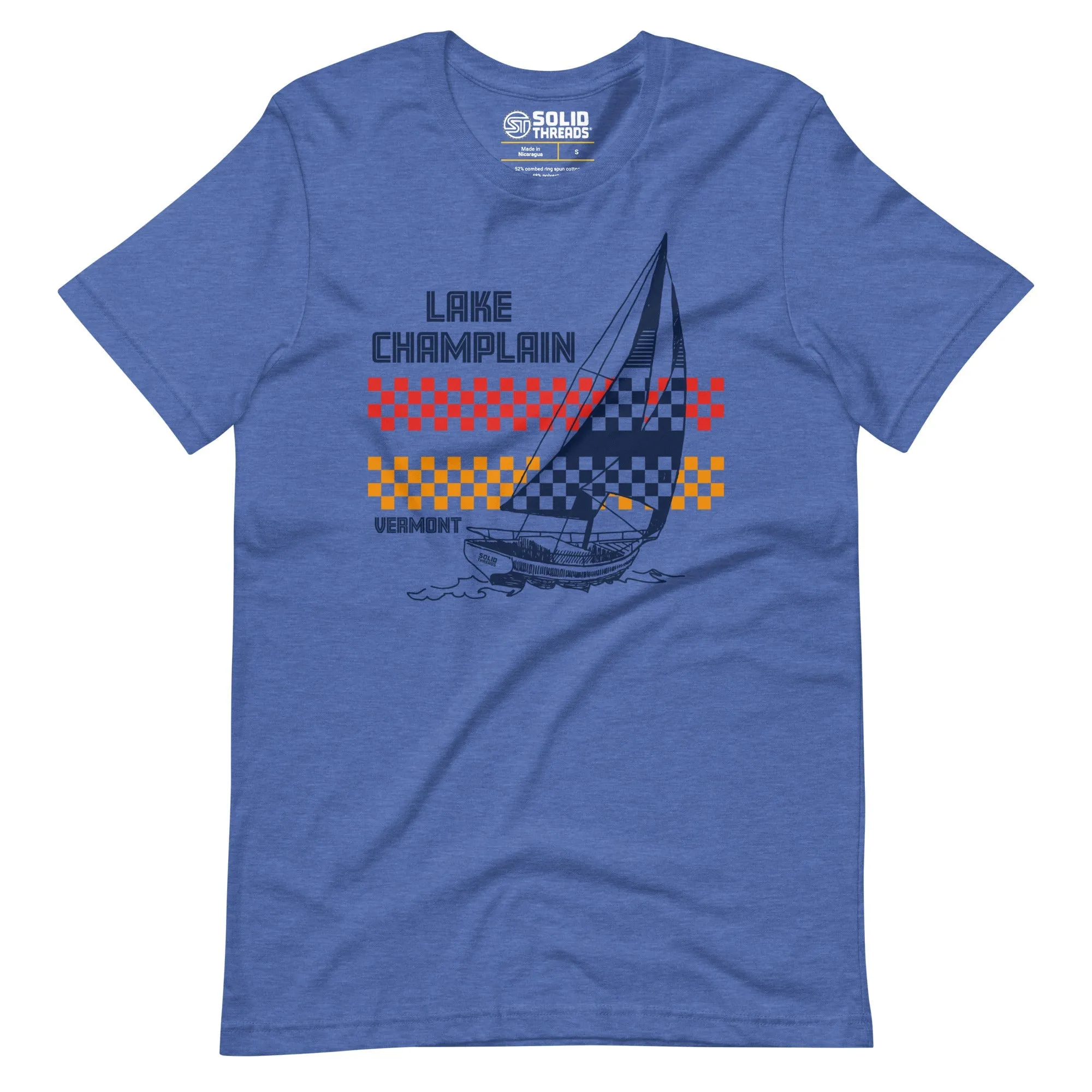 Lake Champlain VT Sailboat Soft Style T-Shirt