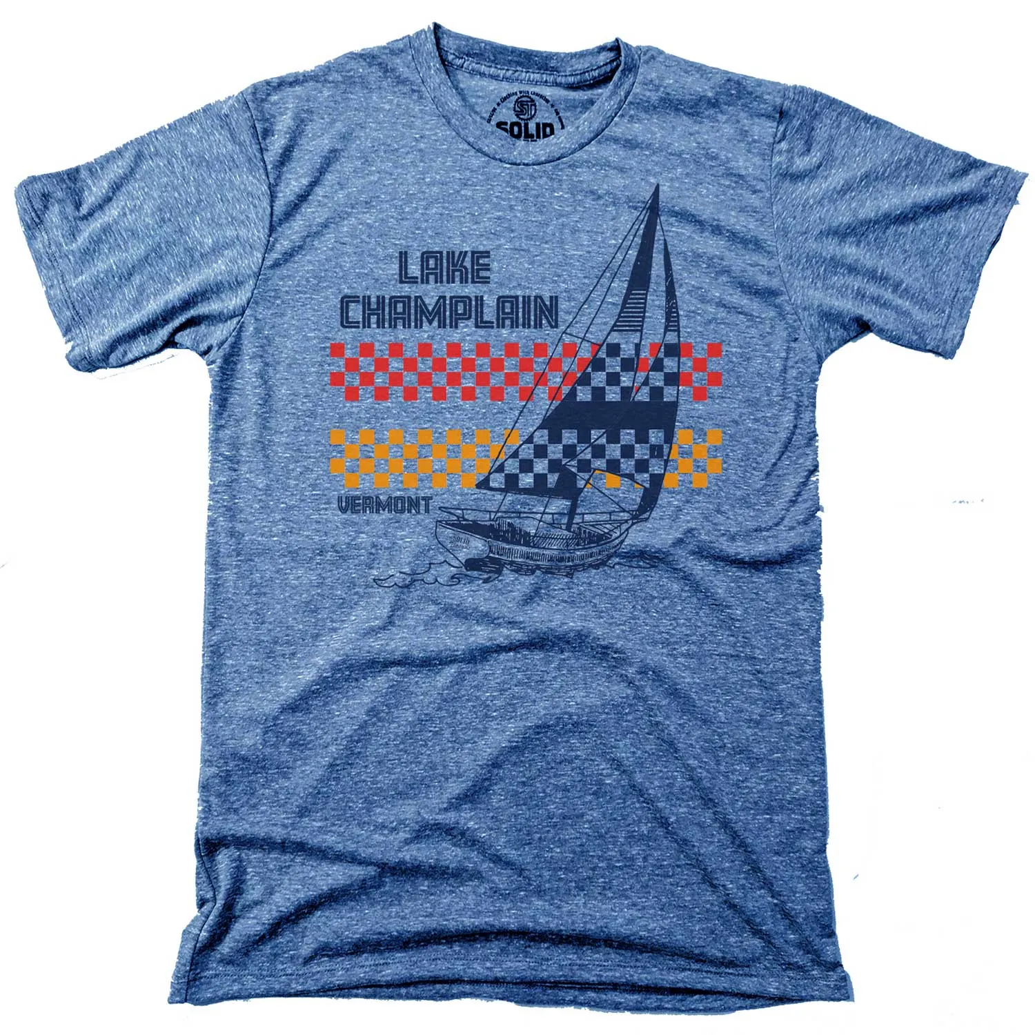 Lake Champlain VT Sailboat Soft Style T-Shirt