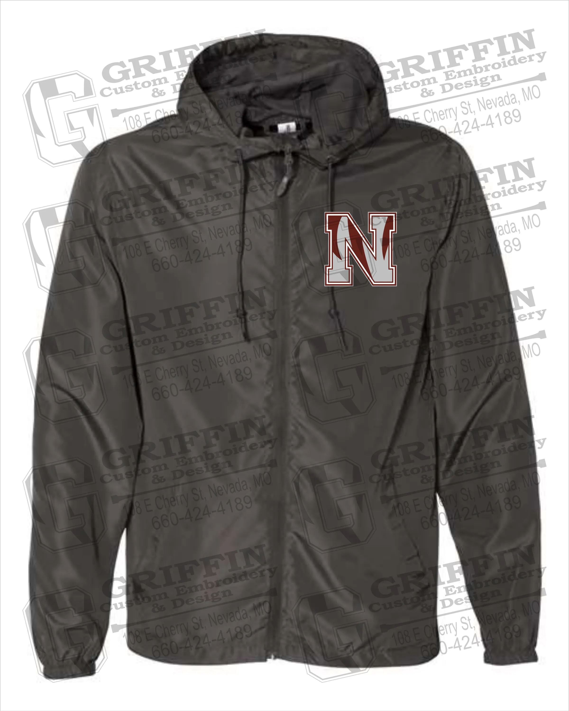 Lightweight Windbreaker - Nevada Tigers N Logo