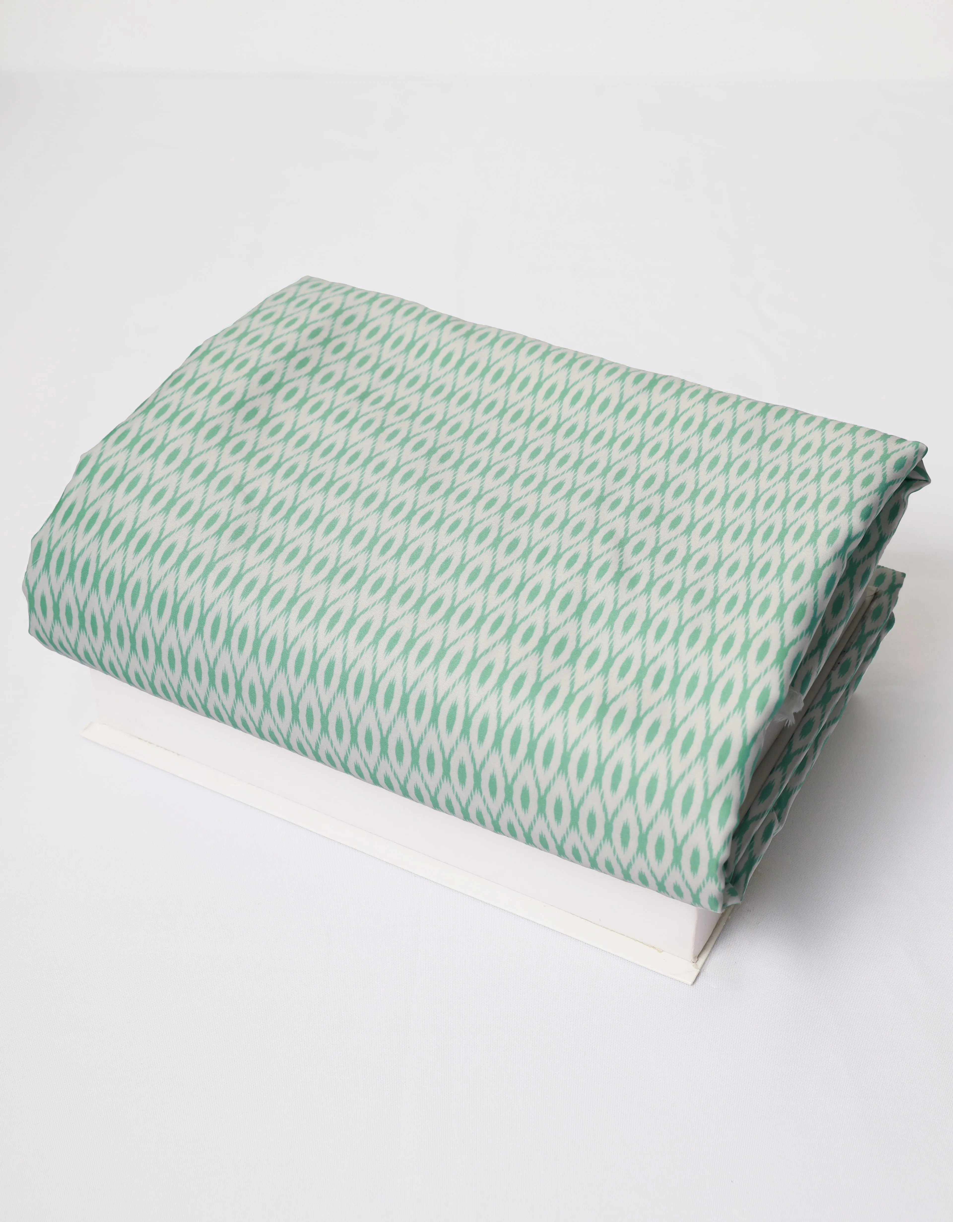 LIORA SATIN (OFF WHITE   MINT GREEN)