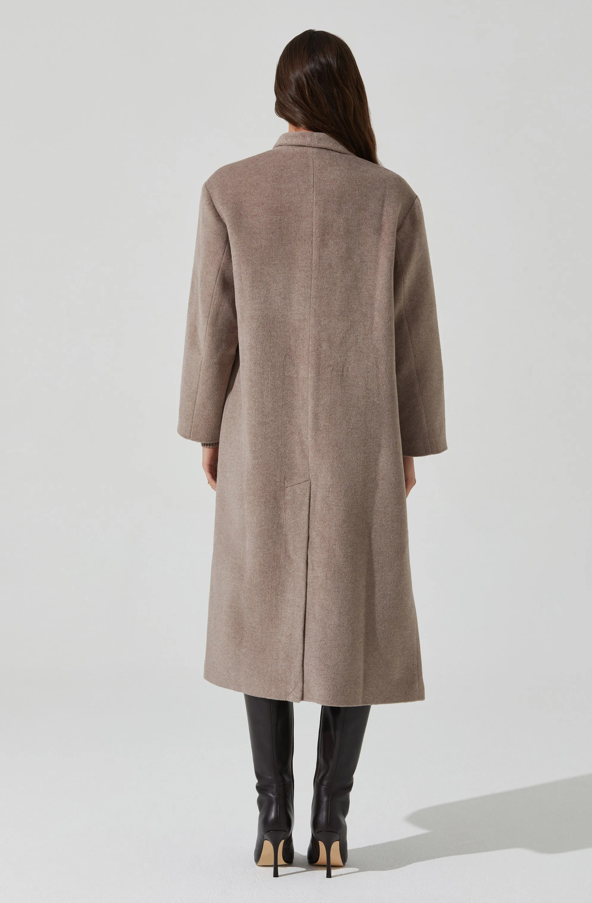 Londyn Scarf Longline Coat