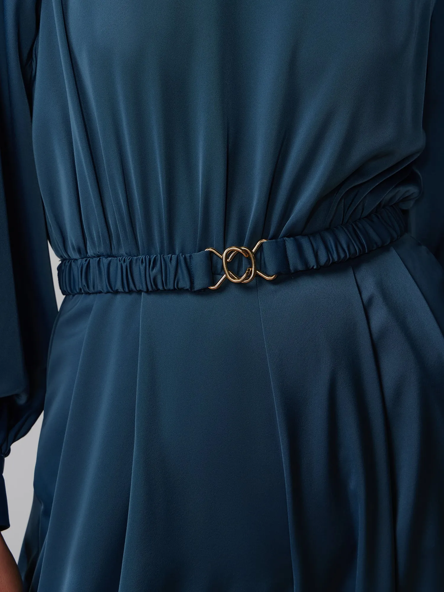 Long Sleeve Wide Leg Jumpsuit