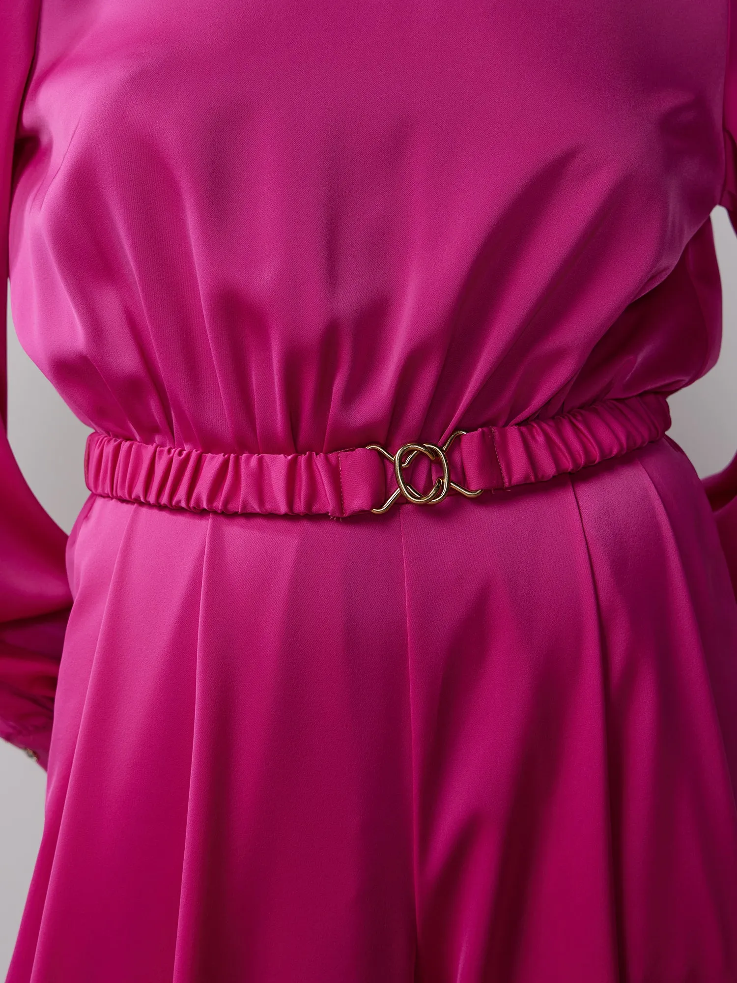 Long Sleeve Wide Leg Jumpsuit